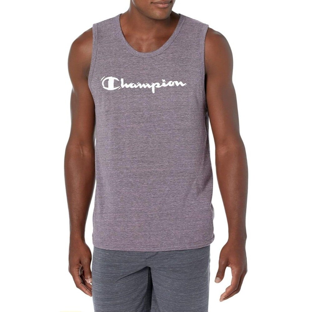 NWT Men's Champion Powerblend Tank in Wisteria Purple, Size Medium